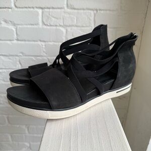 Eileen Fisher Black Women's Sandals Size 11